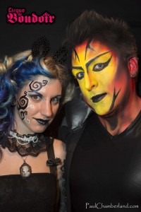 Photographie Cirque de Boudoir-FantasyLand, Montreal, Juillet 2014 - déguissement- maquillage
